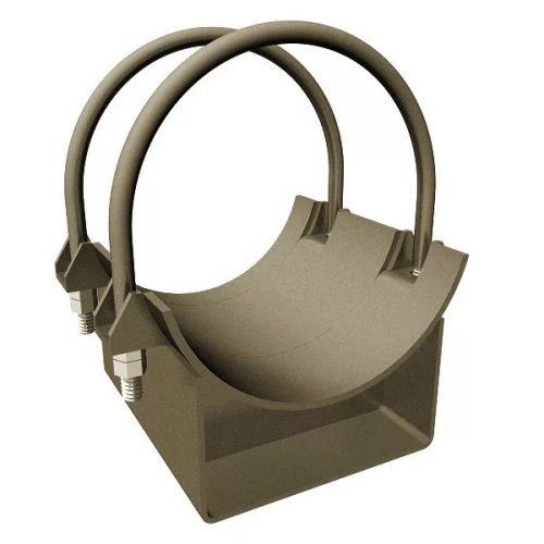 Опора двуххомутовая неподвижная 325 мм ОСТ 108.275.38-80 в Сургуте