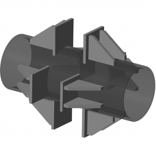 Опора неподвижная четырехупорная для тепловых сетей ТС-661.00.00 377х140х162х580 мм Серия 5.903-13 выпуск 7-95 28,3 кг