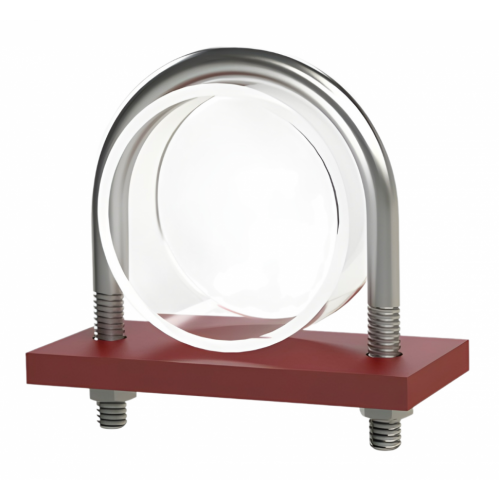 Опора неподвижная хомутовая бескорпусная для тепловых сетей исп. Г 09Г2С 57 мм ОСТ 36-146-88 0,4 кг