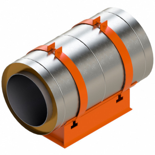 Опора скользящая хомутовая ТС-626.000 377х280х200 мм Серия 5.903-13 выпуск 8-95 35,2 кг