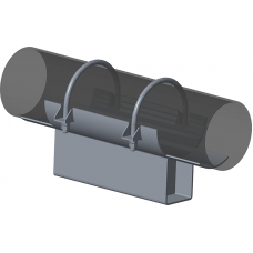 Опора неподвижная хомутовая с корпусом для тепловых сетей ТС-670.00.00 108х90х340х150 мм Серия 5.903-13 выпуск 7-95 7,6 кг