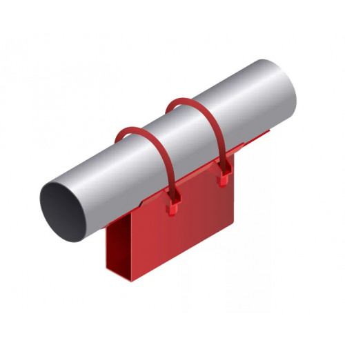 Опора неподвижная приварная корпусная для тепловых сетей исп. А21 / АС21 ВСт3 325х200х170х150 мм ОСТ 36-146-88 4,2 кг