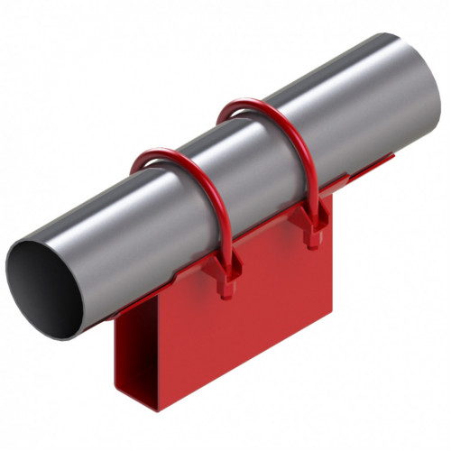 Опора неподвижная хомутовая корпусная для тепловых сетей исп. А11 / АС11 ВСт3 89х50х170х100 мм ОСТ 36-146-88 2,2 кг